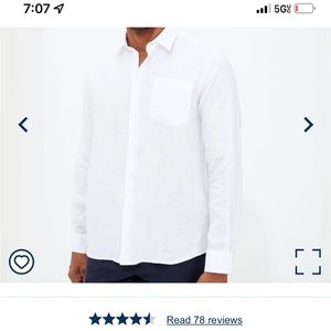 New w/ Tags Vilebrequin White Mens Shirt